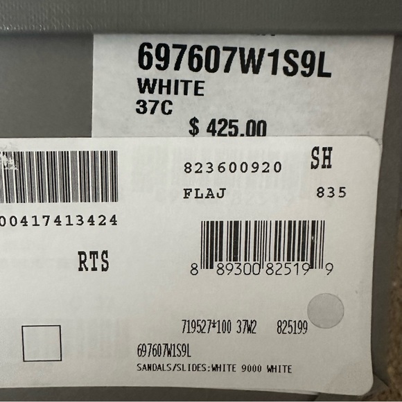 Balenciaga WOMEN'S POOL CLOG BB SLIDE SANDAL MONOCOLOR IN WHITE - Picture 11 of 15